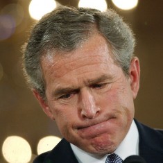 Джорж Буш страдает социофобией