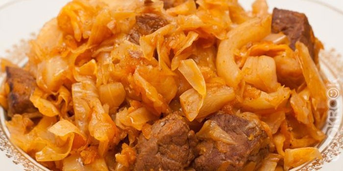Тушеная картошка с мясом и капустой: рецепты приготовления с фото