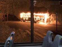 В Казахстане сгорел автобус с людьми: погибли 52 человека