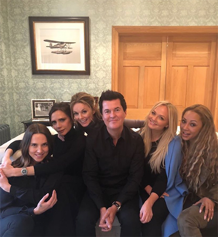 Виктория Бекхэм и другие солистки Spice Girls встретились в Лондоне на фоне слухов о воссоединении группы
