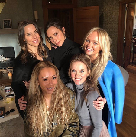 Виктория Бекхэм и другие солистки Spice Girls встретились в Лондоне на фоне слухов о воссоединении группы