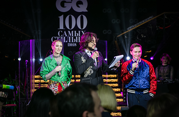 Успенская, Киркоров и Маликов стали главными героями светской вечеринки GQ на Центральном рынке