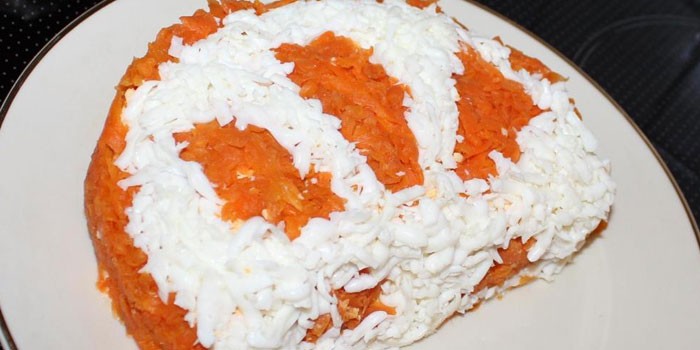 Салат Апельсиновая долька - пошаговые рецепты приготовления в домашних условиях с фото