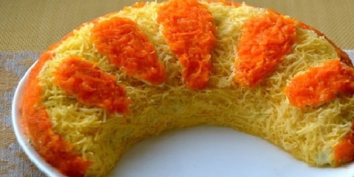 Салат Апельсиновая долька - пошаговые рецепты приготовления в домашних условиях с фото