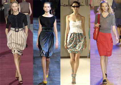 Юбка тюльпан: модная идея!