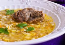 Суп из говяжьего бульона — как приготовить по пошаговым рецептам с картофелем, грибами, рисом и лапшой