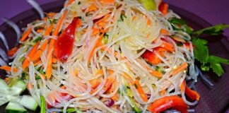 Фунчоза с овощами — как вкусно приготовить в домашних условиях по пошаговым рецептам с фото