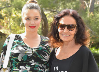 Миранда Керр и другие звезды на садовой вечеринке Дианы фон Фюрстенберг в честь премии «Оскар»