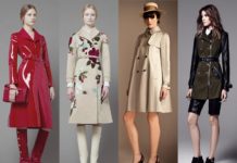 Модные фасоны женских плащей