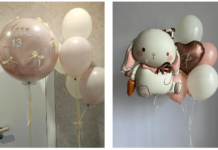 Воздушные шары для поздравления девочек